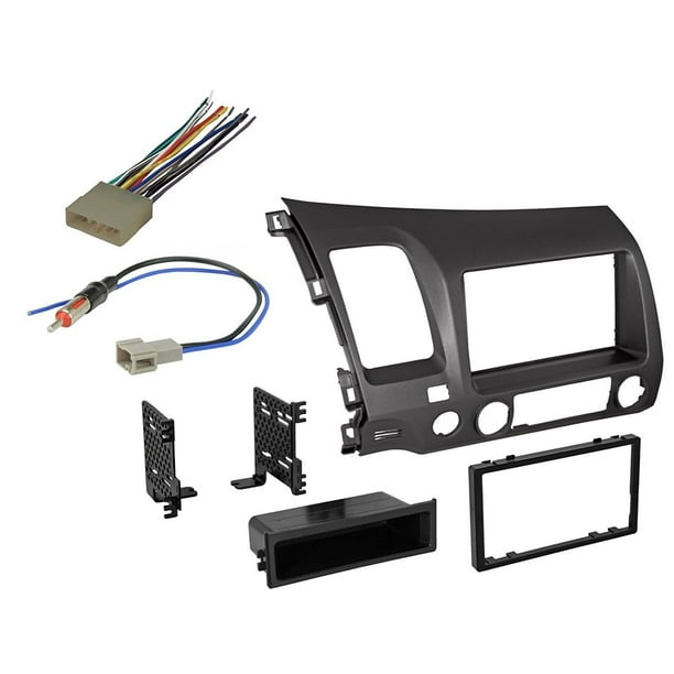 Harness Car Radio Stereo CD Player Dash Install Mounting Trim Bezel Panel Kit